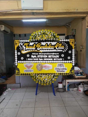 Papan Bunga di Cilacap Utara