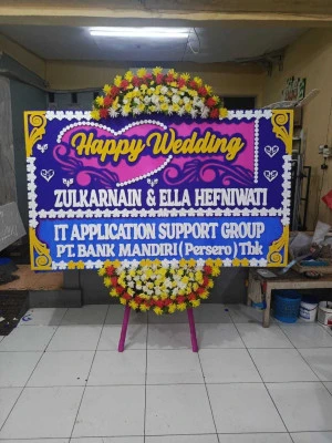 Papan Bunga di Cilacap Utara