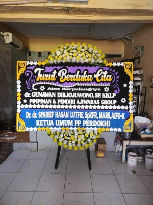 Papan Bunga di Cilacap Utara
